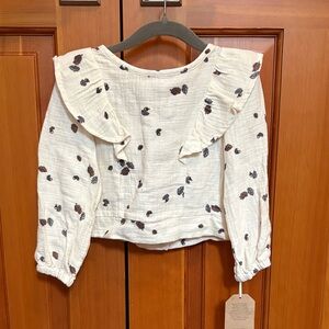 NWT Grayson Collective Size 2 Girls 100% Cotton Blouse